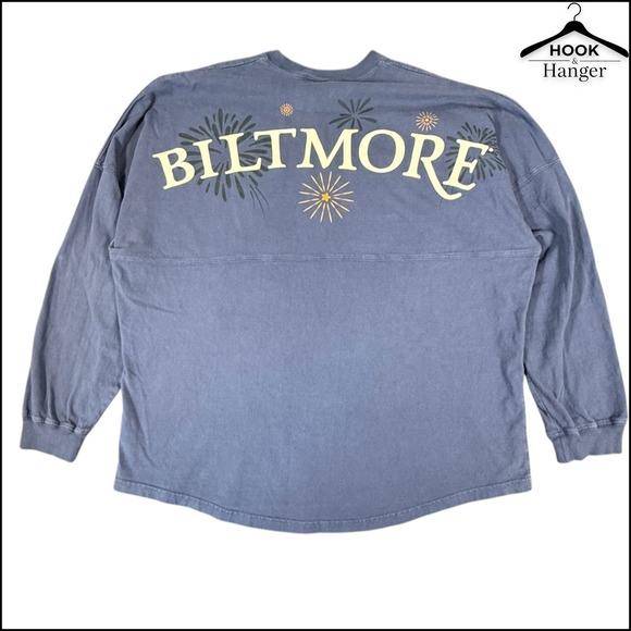 SPIRIT JERSEY Other - Spirit Jersey Biltmore Estate Shirt XL Blue Fireworks Long Sleeve Souvenir‎ Tee